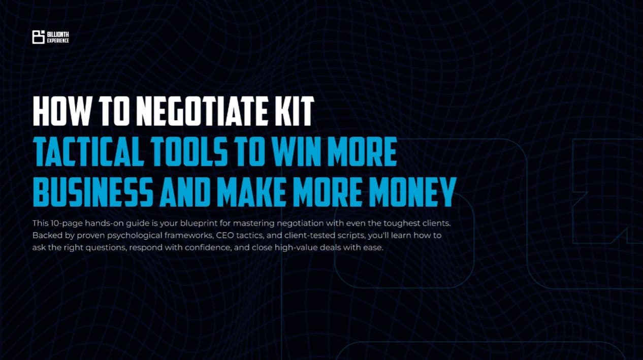 How To Negotiate Kit